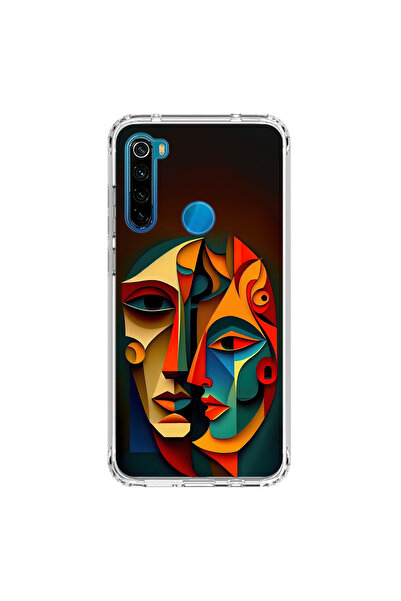 Dali Design حافظة شفافة متوافقة مع هاتف Xiaomi Redmi Note 8 تحتوي على 6 تصميمات