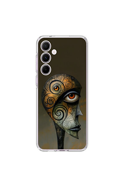 Dali Design حافظة شفافة متوافقة مع هاتف سامسونج جالاكسي A55 بتصميم الجدول 2