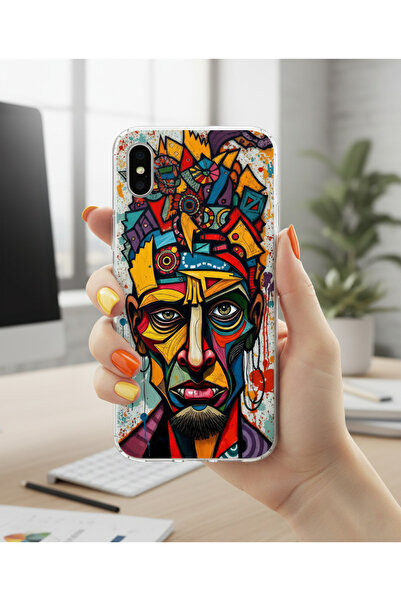Dali Design Xiaomi Redmi Note 9 Compatible Transparent Case Table 1 Design