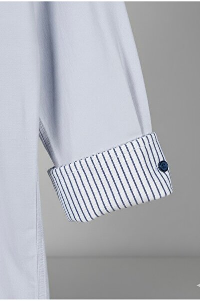 YusGos Men's Slim Fit Oxford Button Collar Shirt