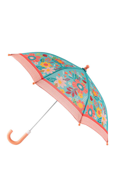 Stephen Joseph Turkuaz Çiçekli Kız Çocuk Şemsiye