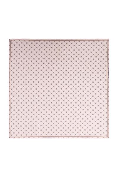 Kayra Μεταξωτό κασκόλ με πέτρα με σταυρωτό λογότυπο