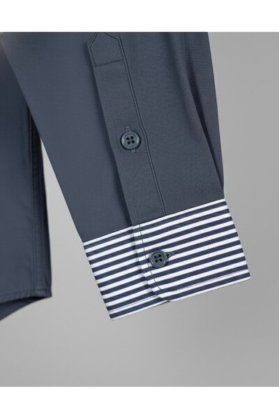 YusGos Men's Slim Fit Oxford Button Collar Shirt