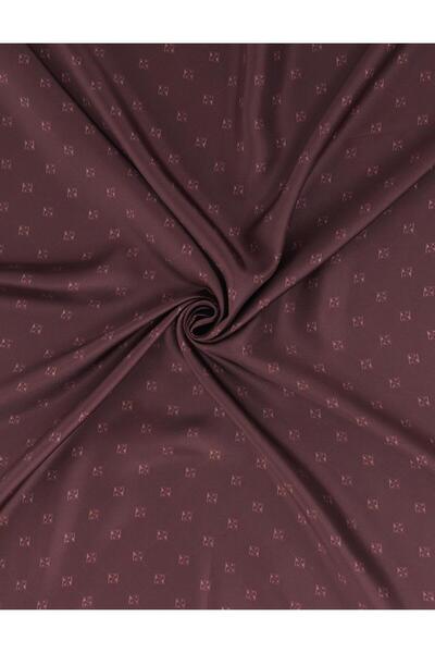 Kayra Μεταξωτό κασκόλ με σταυρωτό λογότυπο καφέ