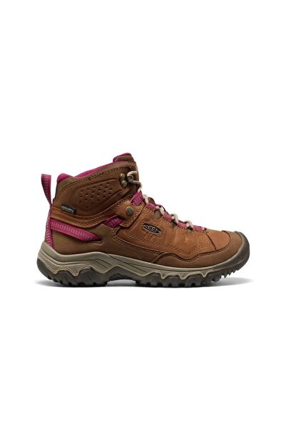 Keen 1030689 Targhee Iv Mid Wp W Bison/Beaujolais Women's Outdoor Boots