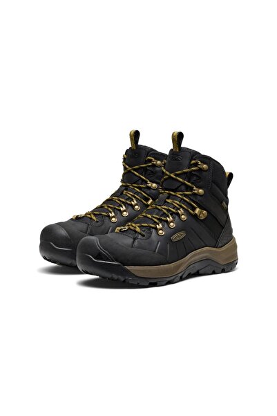 Keen 1031021 Revel Iv Polar Mid Wp Black/Lemon Curry Men's Outdoor Boots