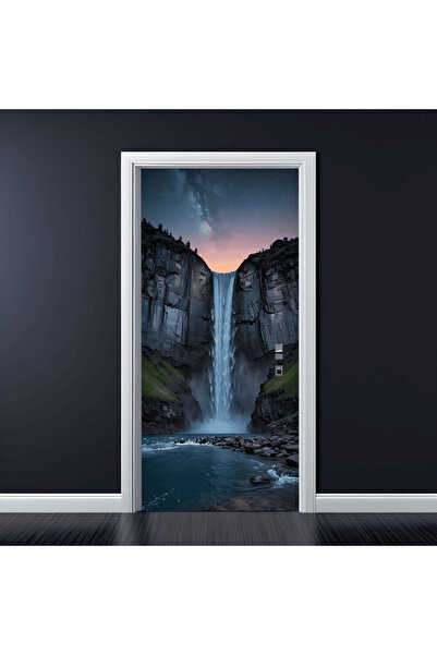 Avex Folie cu imprimeu color pentru decorarea ușilor, dimensiune 200 x 90cm, ...