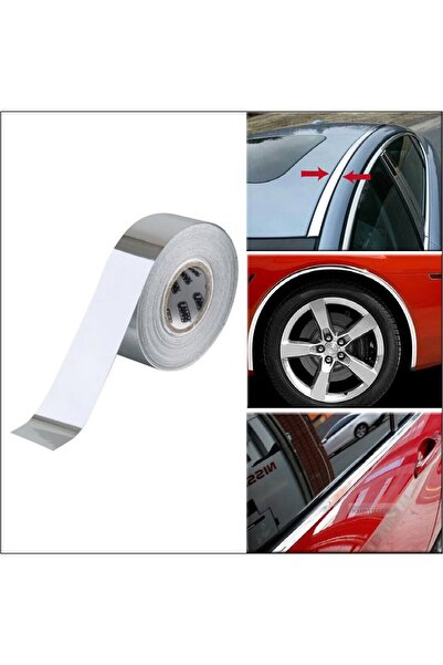 Avex Chrome foil roll for attaching car trims or ornaments 150 x 4cm