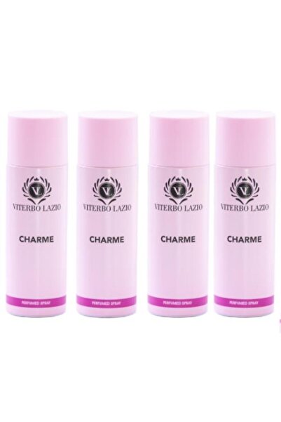 Viterbo Lazio Charme 4 X 200 Ml Kadın Deodorant