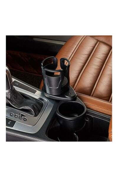 Yailla حامل أكواب متعدد الوظائف قابل للتمديد من ألياف الكربون، مثبت في السيار...