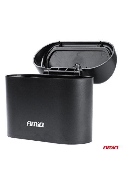 AMIO Additional trash can for cars, dimensions 17 x 9 x 9 cm, color Black