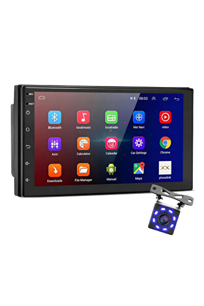 Avex Car Video Player with ANDROID and GPS + Rear View Camera INCLUDED, 2DIN size, 7 inch TouchScreen