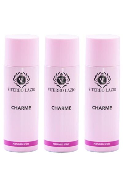Viterbo Lazio Charme 3 X 200 Ml Kadın Deodorant