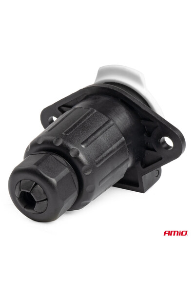 AMIO Trailer socket with 7 PIN, Type S, voltage 24V, destination TIR, Truck