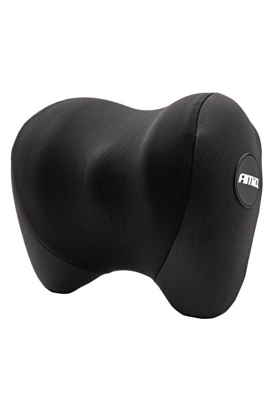 AMIO Pernă tetieră scaun auto, calitate premium, culoare neagră, model CHS-05