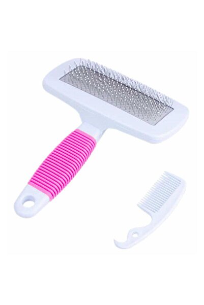 Avex Λευκή και ροζ βούρτσα μαλλιών για κατοικίδια AVX-ZW3B