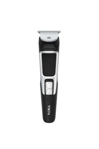 Floria Hair clipper, 3 W, 60 min runtime, 4 guards, black+silver