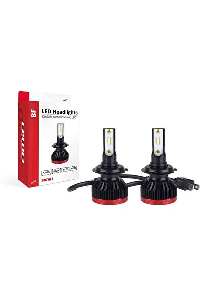 AMIO Becuri auto LED BF Series compatibil H7, destinat competitiilor auto sau...