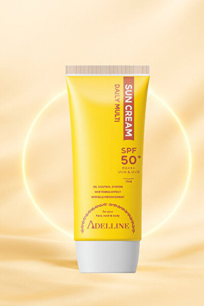 Adelline كريم حماية من الشمس متعدد الاستخدامات بعامل حماية 50+ / PA+++، كريم ...