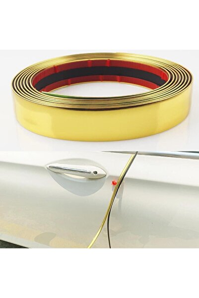 Avex Self-adhesive Ornament Roll, 10mm x 15m, Chrome GOLD color