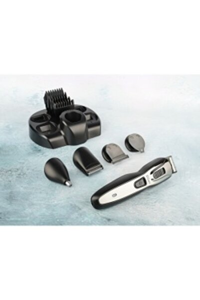 Zilan ZLN 3857 – 5-in-1 Facial and Body Trimmer, Rechargeable, Charging Stand, Black