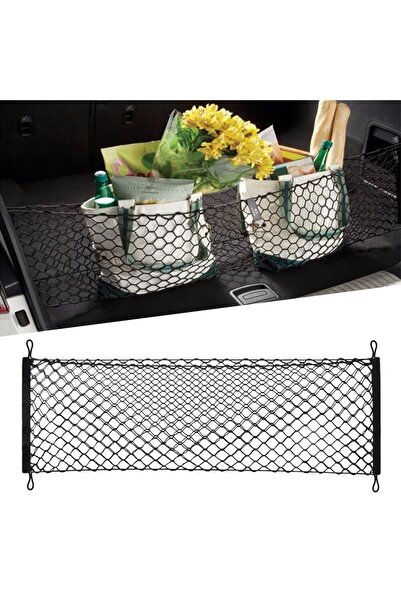 AMIO Plasă elastică pentru bagaje cu buzunar și suporturi de montare, dimensi...