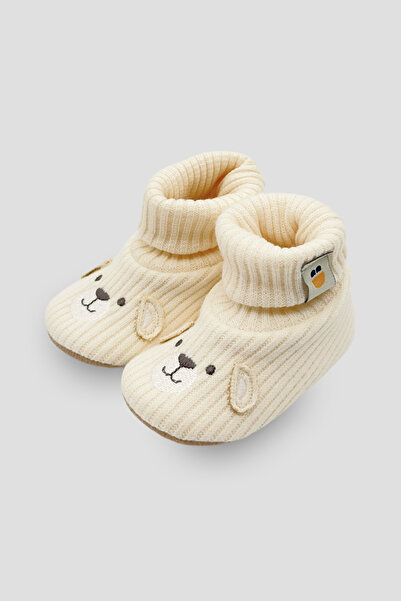 Defne Baby Premium Rabbit Patterned Knitwear Baby Soft Booties Shoes