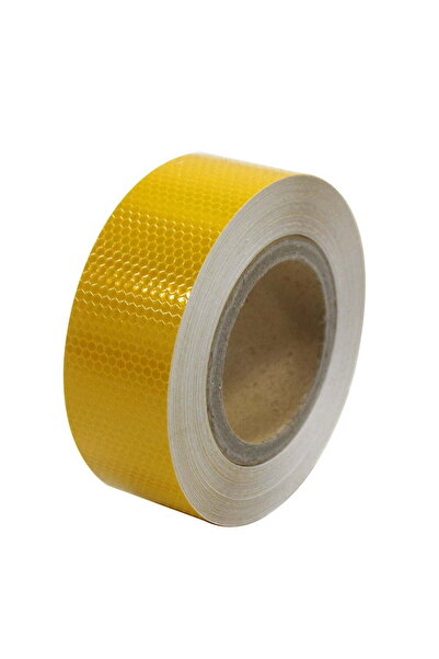 Avex Banda reflectorizanta adeziva tip fagure - GALBENA (rola 5cm x 25m)