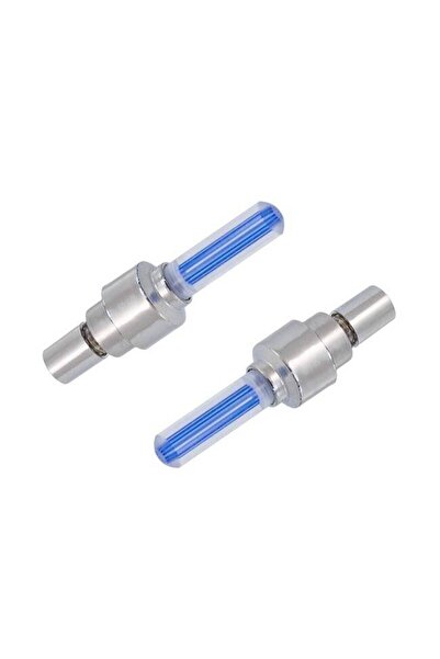 Avex Set of 2 Blue LED Valve Caps with light and motion sensor