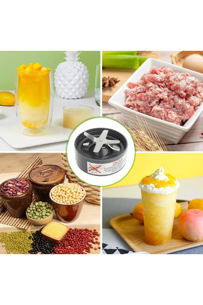 SUPER TRENDS Blender slicing blade, compatible with Nutribullet 600-900W, gray