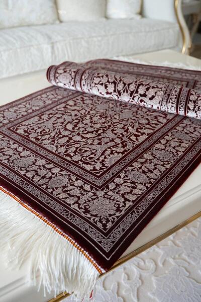 azraaccesoryy El Dokuma İpek Seccade