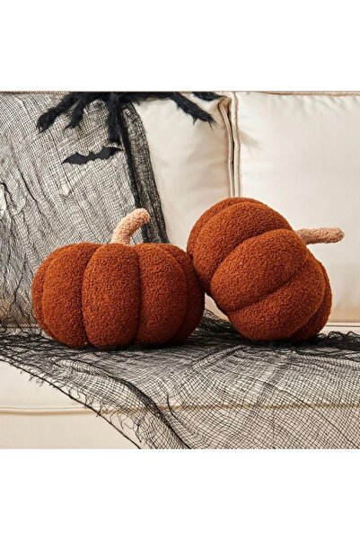 oiphome Κολοκύθας Διακοσμητική 2 τεμάχια 30εκ. κρεμίτ