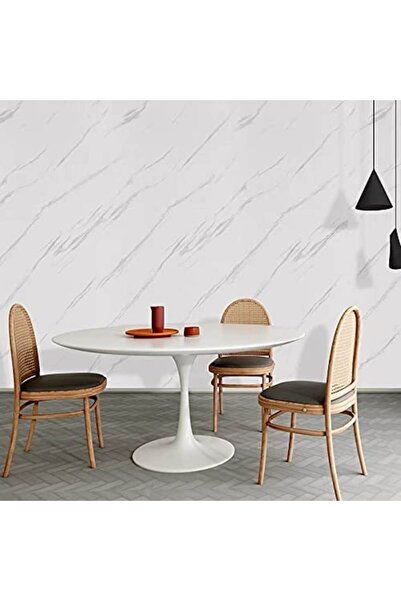 RABY Self-adhesive marble wallpaper, white, 60 x 300 cm