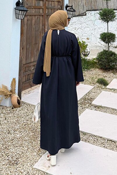 lamelif Two-Thread Dress Navy Blue