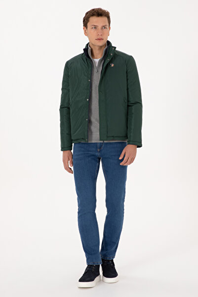 U.S. Polo Assn. Men's Dark Green Coat 50311623-Vr079