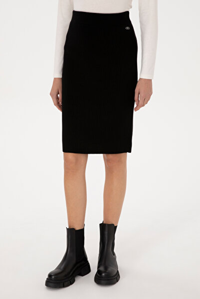 U.S. Polo Assn. Women's Black Knitwear Skirt 50315594-Vr046