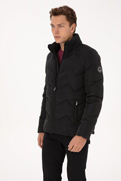 U.S. Polo Assn. Men's Black Coat 50311643-Vr046