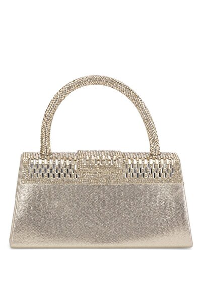 Guja 25Kc1285 Women's Stone Hand Evening Bag Gold
