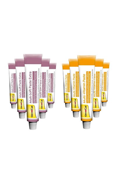 Gimcat Malt Soft Extra 20 gr 5'li + Multivitamin 20 gr 5'li - İkili Set Ürün