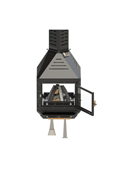 Canszen Calithra Modern Asma Şömine | Tavanda Asılı Şömine Modeli