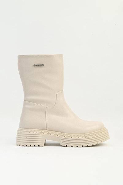 Pierre Cardin Kadın PC-52419 Bot - Krem