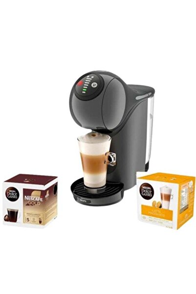 dolce gusto Genio s Coffee Machine + 2 Capsule Boxes (Gold Blend & Latte Macchiato)