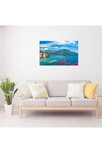 4Decor Tablou pânză 4Decor, Coasta Amalfi faimoasă, 60x90cm, DE0175