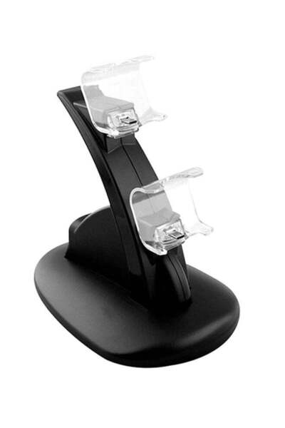 Yailla قاعدة شحن سلكية بمنفذي USB لجهاز تحكم بلاي ستيشن 4