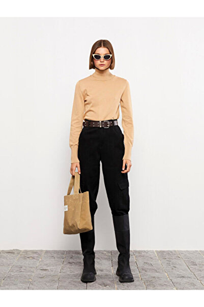 LC Waikiki Turtleneck solid long sleeve women knitwear sweater