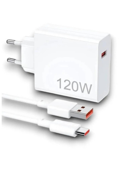 gunkes Type-c 120(WATT) Ultra Hızlı Şarj Aleti Adaptör Kablo Set avda