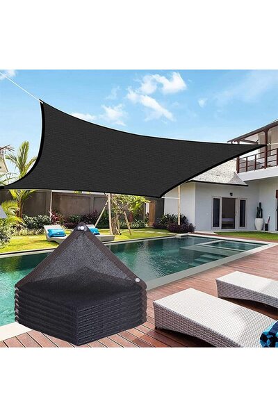 Arabest قماش تظليل 90% مع حلقات معدنية - قماش شبكي قابل لإعادة الاستخدام للحماية من الشمس للحديقة والنباتات وشبكة تظليل الشمس