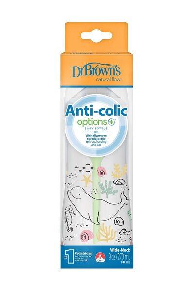 Budi زجاجة رضاعة دكتور براون ذات الفوهة الواسعة المصنوعة من البولي بروبيلين ا...