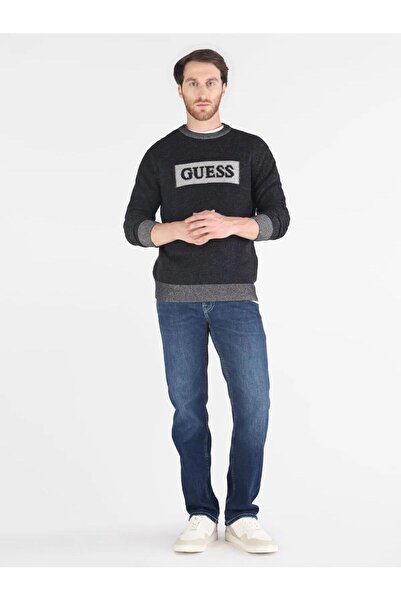 Guess Gues Men's Jack Cn Box Logo Sweatshirt M5Br28Z0531