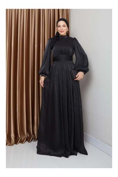 Refka Βραδινό φόρεμα χιτζάμπ - Μαύρο -